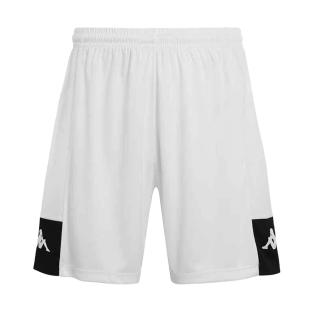 Short de Sport Blanc/Noir Homme Kappa Daggo pas cher