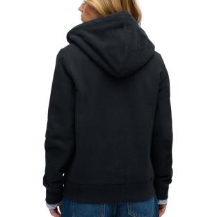 Sweat Marine Femme Superdry Essential Logo Ziphood Hb vue 0