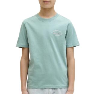 T-Shirt Bleu Garçon Jack & Jones Brandon vue 0
