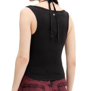 Débardeur Noir Femme Tommy Hilfiger DW0DW20325 vue 2