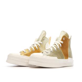 Baskets Dorées Femme Converse Chuck 70 Plus A08176C vue 6