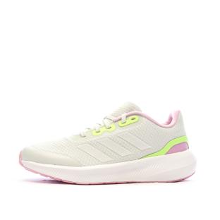 Chaussures de running Blanches/Roses Fille Adidas Runfalcon vue 0