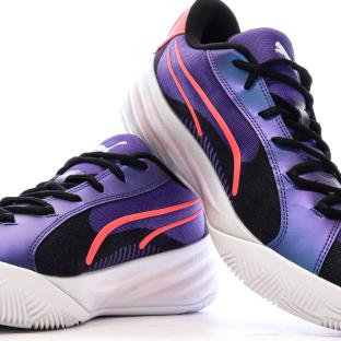 Chaussures Indoor Violettes/Roses Homme Puma All-pro Nitro vue 7