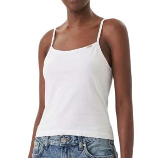 Débardeur Blanc Femme Calvin Klein Jeans Stretch vue 0