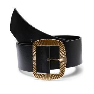 Ceinture Large Noir Femme Vero Moda Coated Belt pas cher