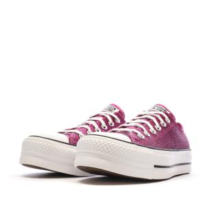 Baskets Roses Femme Converse Chuck Taylor All Star Lift A05438C vue 6