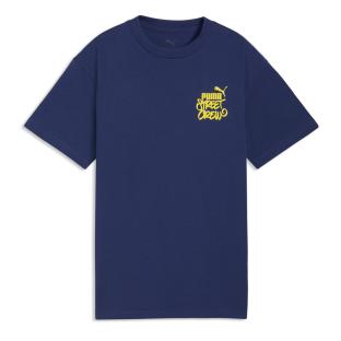 T-Shirt Marine Garçon Puma Relaxed vue 0