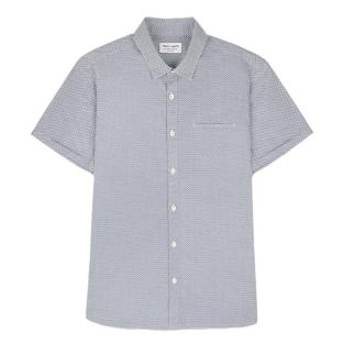 Chemise Bleu à Motifs Homme Teddy Smith Cut 10711556D vue 2