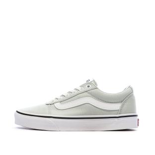 Baskets Vertes d'eau Femme Vans Canvas pas cher
