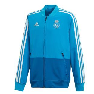 Real Madrid Veste Turquoise Garçon Adidas 2019 pas cher