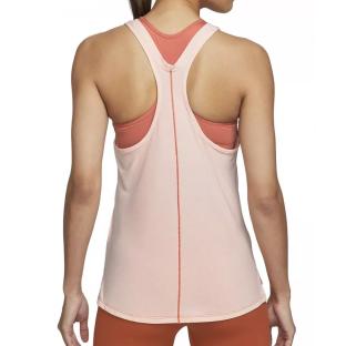Débardeur Rose Femme Nike One Luxe10 vue 2