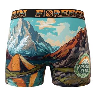 Boxer Orange Homme Freegun Trek vue 0