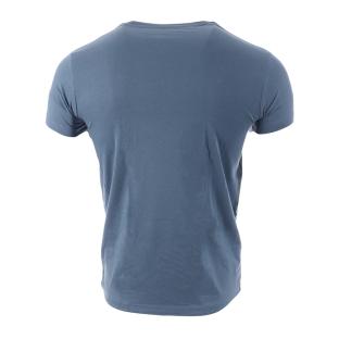 T-shirt Bleu Homme Schott Lloyd vue 2