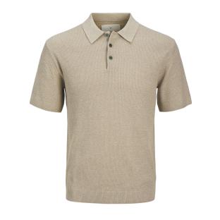 Polo Beige Homme Jack & Jones Cooper pas cher