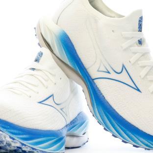 Chaussures de Running Blanc/Bleu Homme Mizuno Wave vue 7