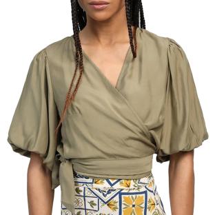 Blouse Kaki Femme An'ge Koma vue 0