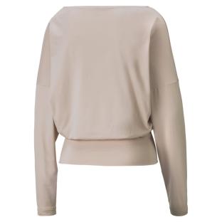 Sweat Rose Femme Puma Studio Long vue 2