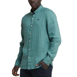 Chemise Bleu Homme Timberland Linen pas cher