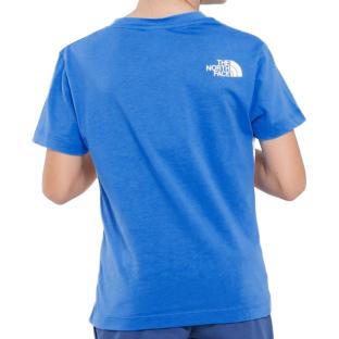 T-shirt Bleu/Blanc Garçon The Nort Face Ampere vue 2