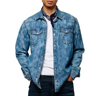 Chemise Bleu Homme Kaporal REGEN pas cher