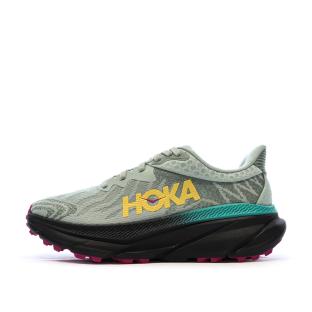Chaussures de trail Kaki Femme Hoka Challenger 7 pas cher
