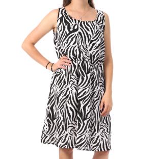 Robe Imprimé Noir/Blanc Femme Joseph In Racer pas cher