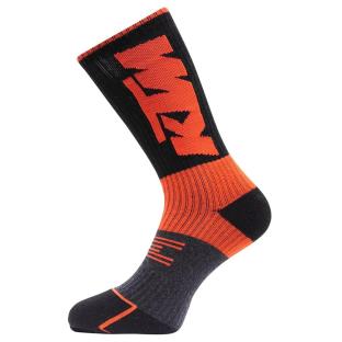 X2 Paires de Chaussettes Noir/Orange Homme KTM CHTX2 vue 0