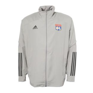 Olympique Lyonnais Veste Grise Homme Adidas 2020/2021 pas cher