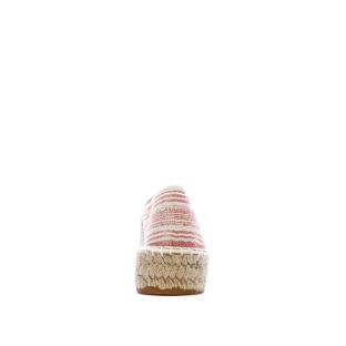 Espadrilles Blanches/Rouges Femme Pare Gabia Aduna vue 0