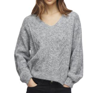 Pull Gris Femme Vila Sally pas cher