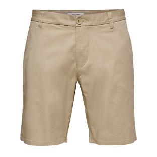 Short Chino Beige Homme ONLY & SONS 22018237 pas cher