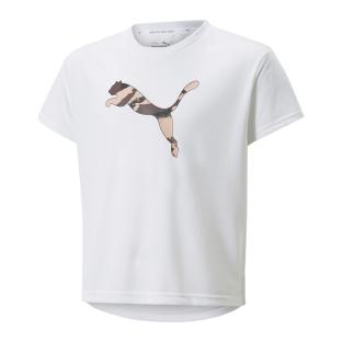 T-shirt Blanc Fille Puma Mdrn pas cher