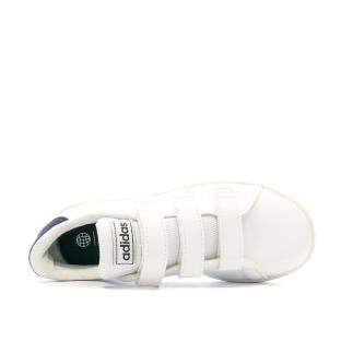 Baskets Blanches Garçon Adidas Advantage Cf C vue 0