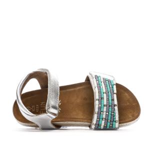 Sandale Argenté et Perles Fille Mod8 Mo Charlene vue 0
