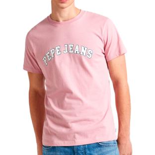 T-shirt Rose Homme Pepe jeans Clement pas cher