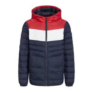 Doudoune Marine/Blanc/Rouge Enfant Jack and Jones Whwing pas cher