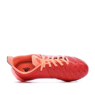 Chaussures de rugby Rouges Enfant Adidas Malice vue 4