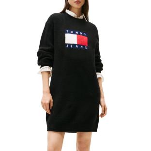 Robe Noire Femme Tommy Hilfiger DW0DW21462 vue 0