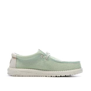 Chaussures Vert/Blanc Homme Hey Dude Stone vue 0
