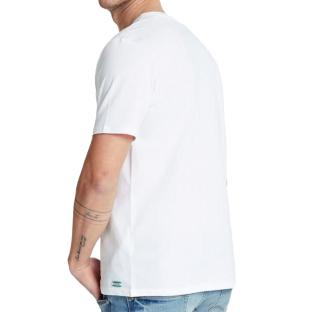 T-shirt Blanc Homme Guess Warsaw vue 2