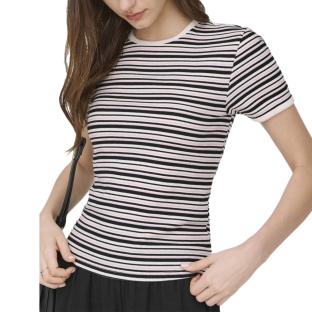 T-Shirt Noir/Blanc Femme JDY Lada pas cher