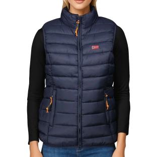Doudoune Sans Manches Marine Femme Geographical Norway Vatikolor pas cher