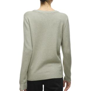 Pull Vert Pale Femme Vila Viril vue 2
