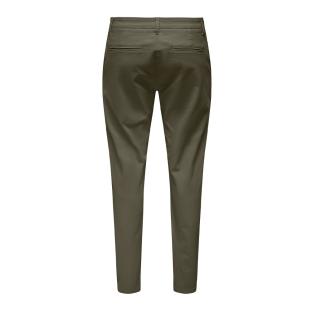 Pantalon Chino Kaki Homme Only & Sons Life vue 2