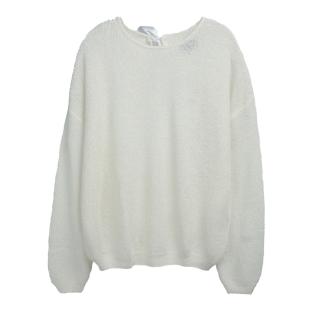 Pull Blanc Femme Teddy Smith Mady pas cher