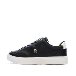 Baskets Noires Femme Tommy Hilfiger Essential Chic Court pas cher