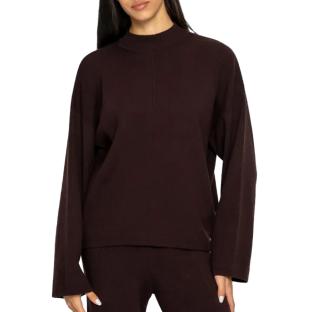 Sweat Marron Foncé Femme Soul Studio Knitwear vue 0