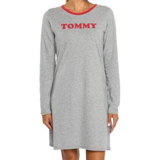 Chemise de nuit Gris Femme Tommy Hilfiger pas cher