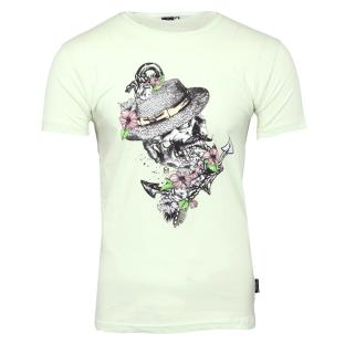 T-shirt Vert Pale Homme La Maison Blaggio Tete pas cher
