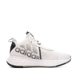 Chaussures de basketball Blanches Homme Adidas Ownthegame 2.0 vue 2